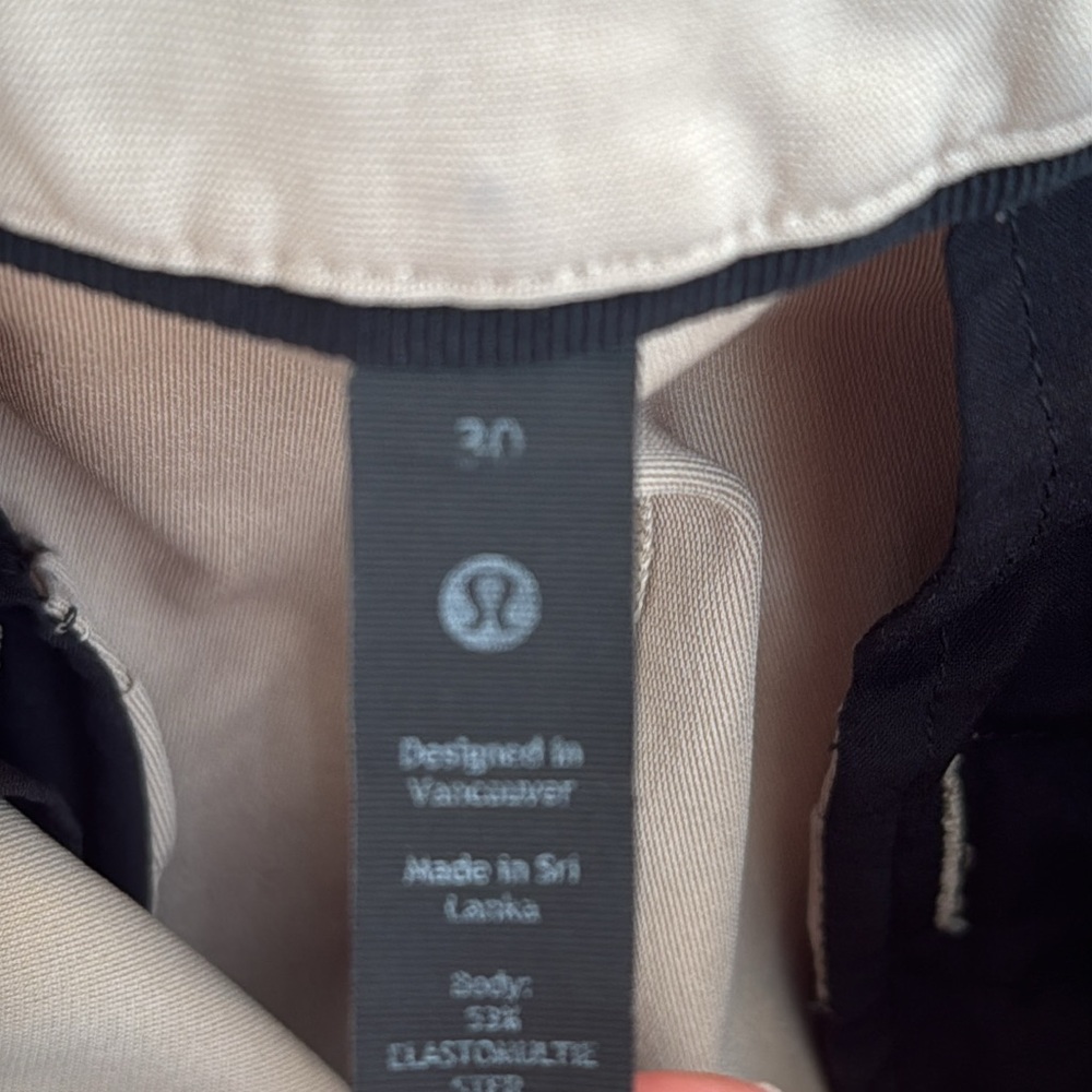 Lululemon Commission Pant Slim Fit 30x30 - Picture 4 of 6